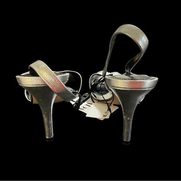 NWT Zara Vintage Open-Toe High Heel Sandals With Ankle Strap - Picture 11 of 15